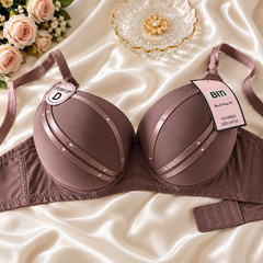 Scarlet Elegance Rhinestone Push-Up Bra