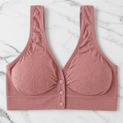 Women’s Seamless Front Button Wireless Comfort Bra