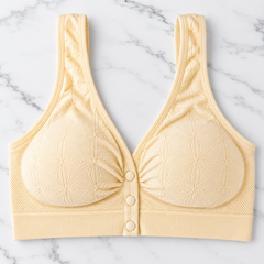Women’s Seamless Front Button Wireless Comfort Bra
