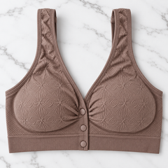 Women’s Seamless Front Button Wireless Comfort Bra