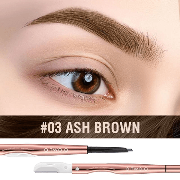 O.TWO.O 3 In 1 Eyebrow Pencil - Otwoocosmetics