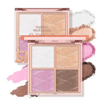 O.TWO.O Highlighter Blush Palette - Otwoocosmetics