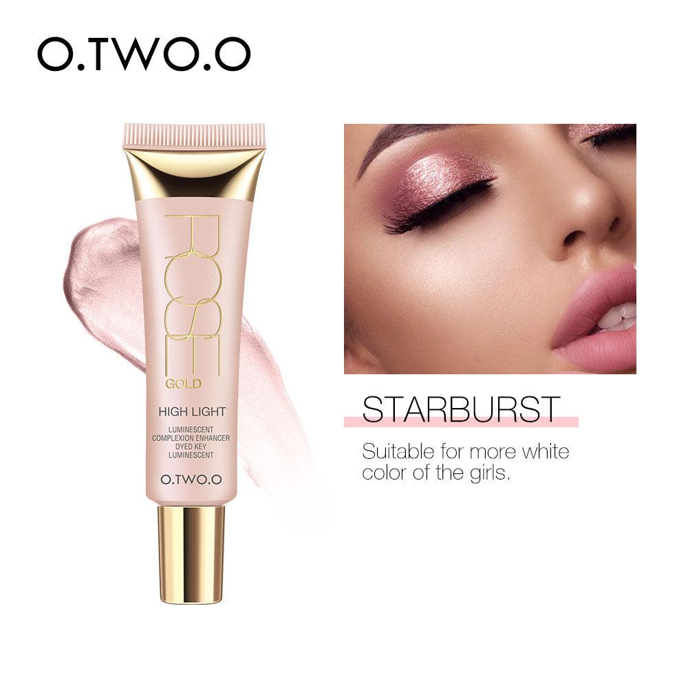 O.TWO.O Rose Gold Liquid Highlighter - Otwoocosmetics