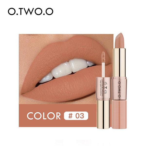 O.TWO.O 2 In 1 Lipstick And Lip gloss - Otwoocosmetics