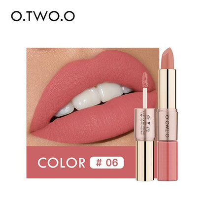 O.TWO.O 2 In 1 Lipstick And Lip gloss - Otwoocosmetics