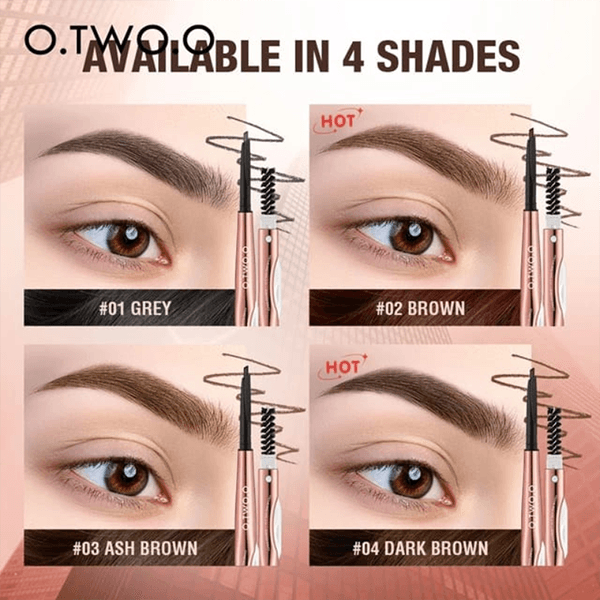 O.TWO.O 3 In 1 Eyebrow Pencil - Otwoocosmetics