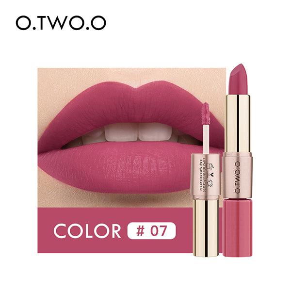 O.TWO.O 2 In 1 Lipstick And Lip gloss - Otwoocosmetics