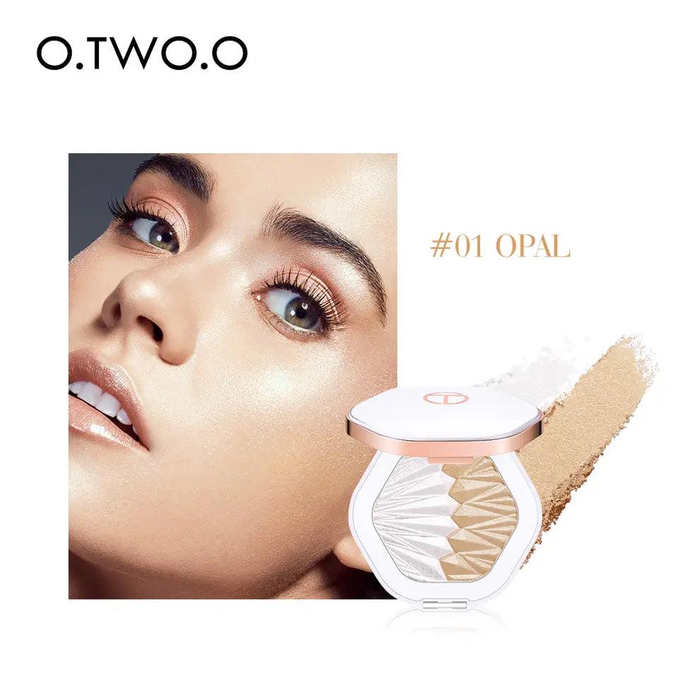 O.TWO. O Makeup 2 in 1 Highlighter Palette - Otwoocosmetics