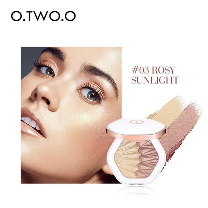 O.TWO. O Makeup 2 in 1 Highlighter Palette - Otwoocosmetics