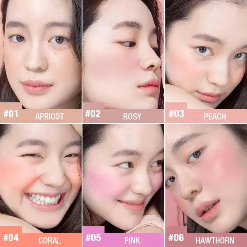 O.TWO.O 6 Colors Pigment Blush - Otwoocosmetics