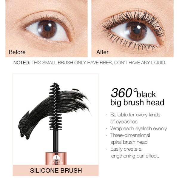 O.TWO.O 2 IN 1 Miracle Fiber Mascara - Otwoocosmetics