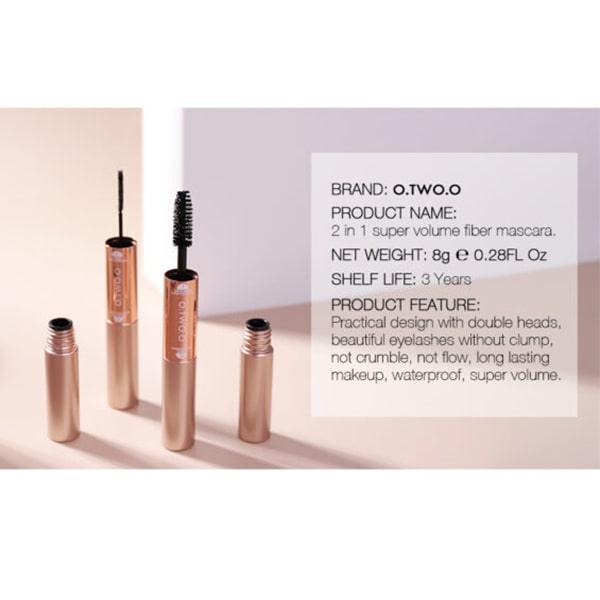 O.TWO.O 2 IN 1 Miracle Fiber Mascara - Otwoocosmetics