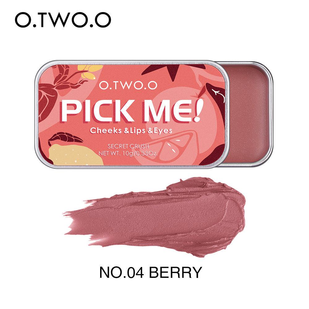 O.TWO.O Pick Me Cheeks & Lips & Eyes - Otwoocosmetics