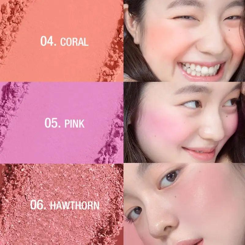 O.TWO.O 6 Colors Pigment Blush - Otwoocosmetics