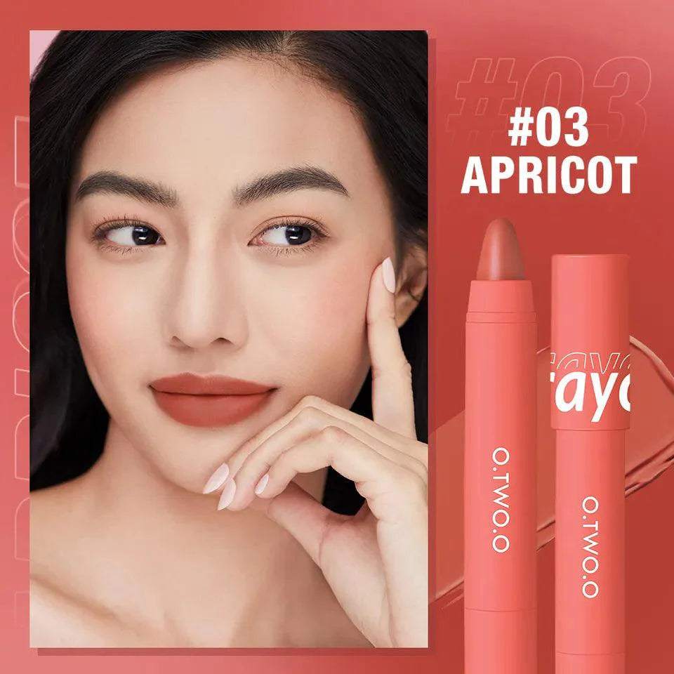 O.TWO.O Matte Crayon Lipstick Pen - Otwoocosmetics