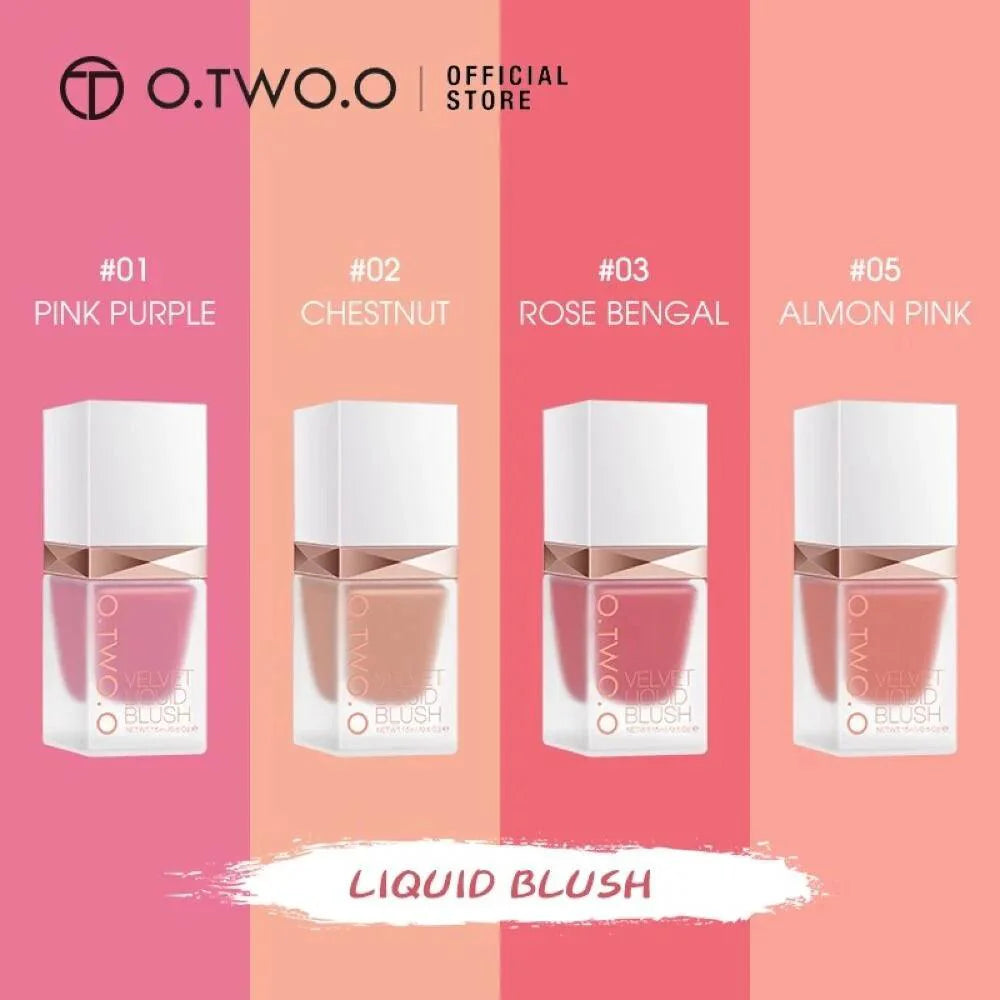 O.TWO.O Velvet Liquid Blush - Otwoocosmetics