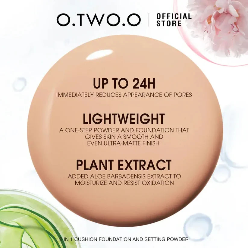 O.TWO.O 2in1 BB Cushion X Face Setting Powder