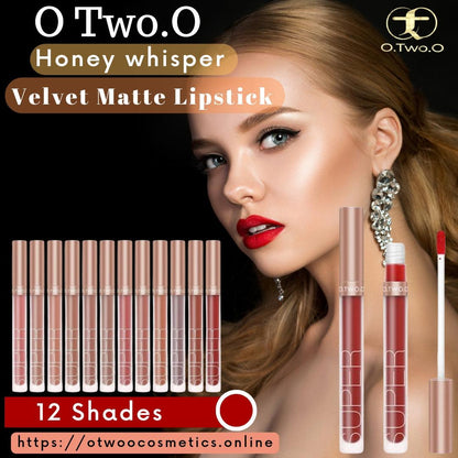 O.TWO.O Honey Whisper Velvet Matte Lip Gloss - Otwoocosmetics