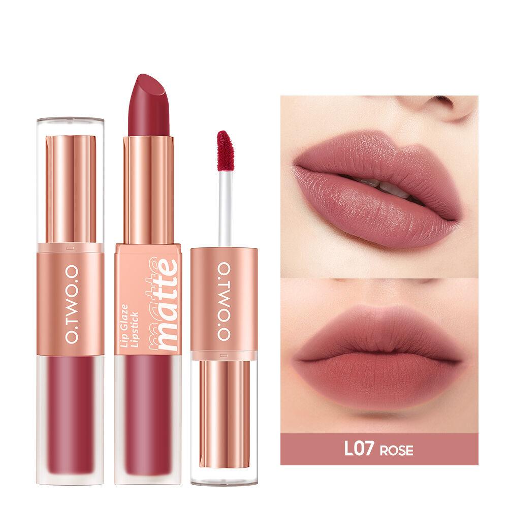 O.TWO.O Matte Lip Glaze & Lipstick - Otwoocosmetics