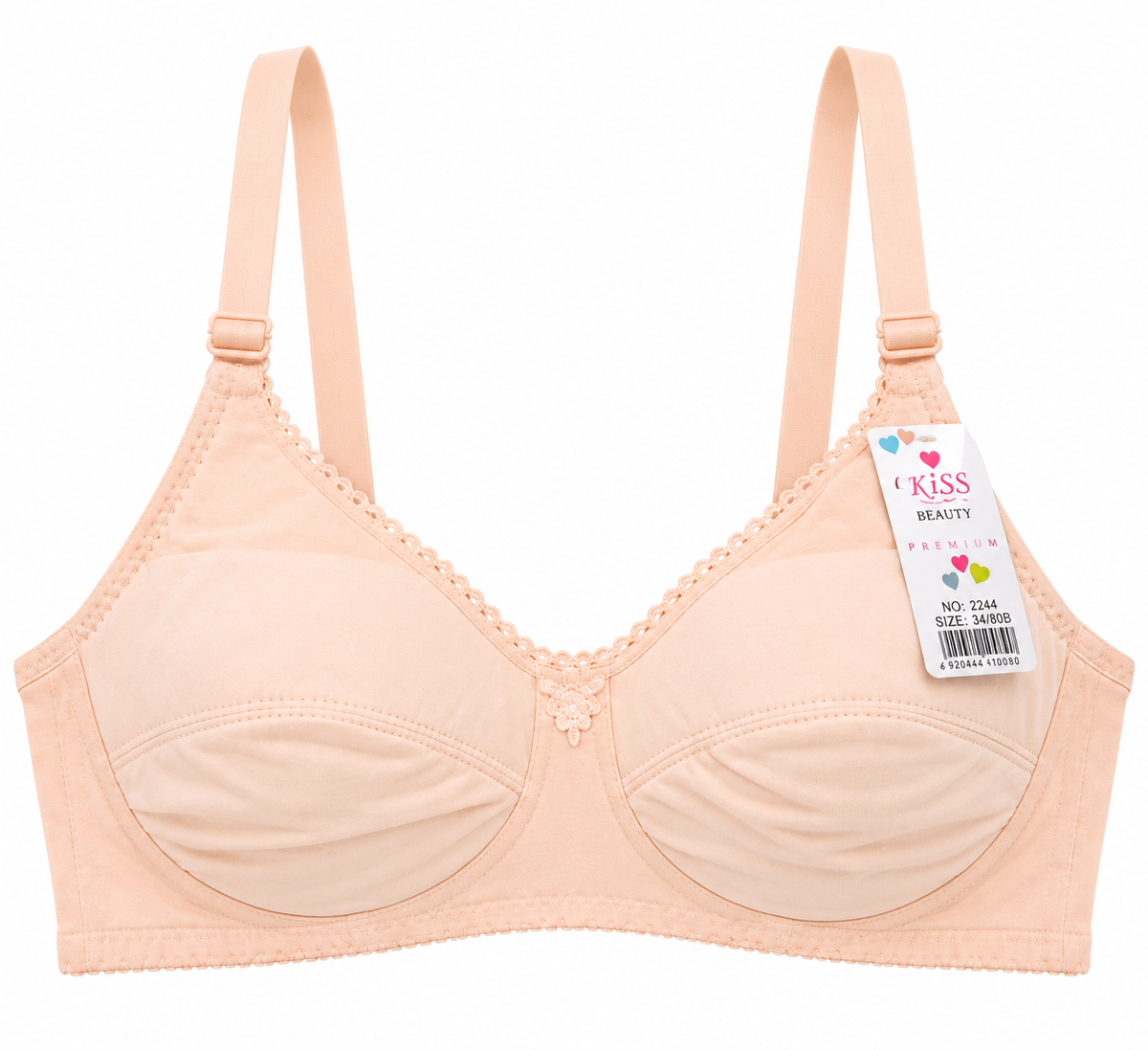 Kiss Beauty Everyday Comfort Soft Cup Bra – White