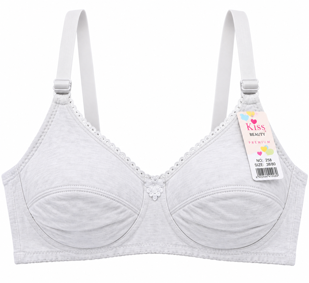 Kiss Beauty Everyday Comfort Soft Cup Bra – White