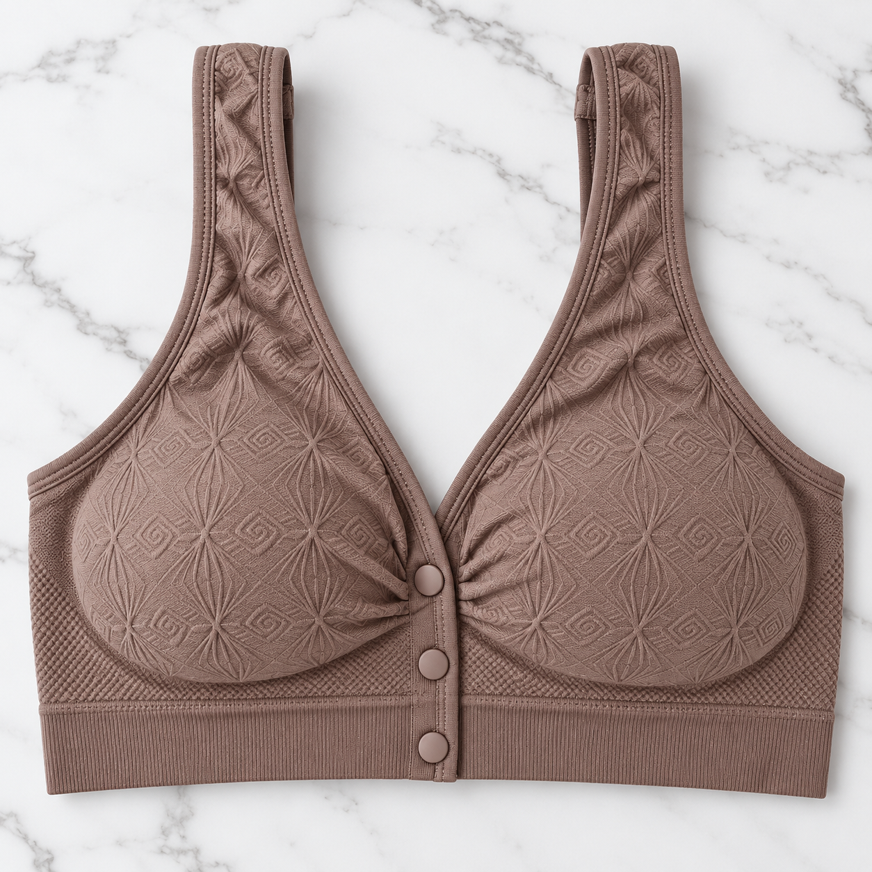 Women’s Seamless Front Button Wireless Comfort Bra