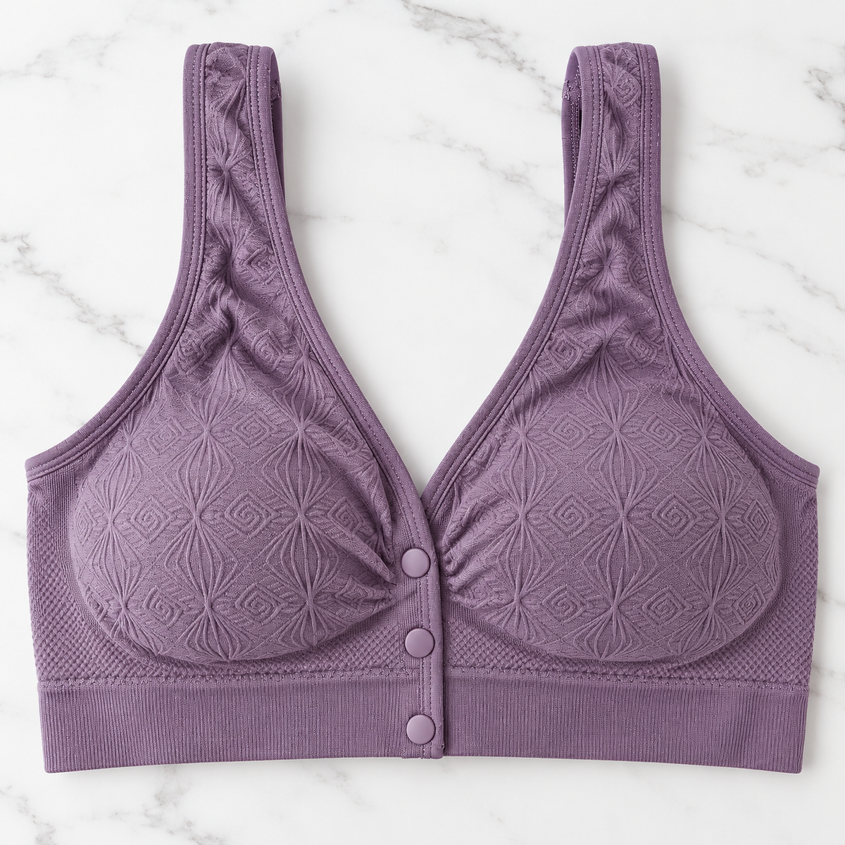 Women’s Seamless Front Button Wireless Comfort Bra