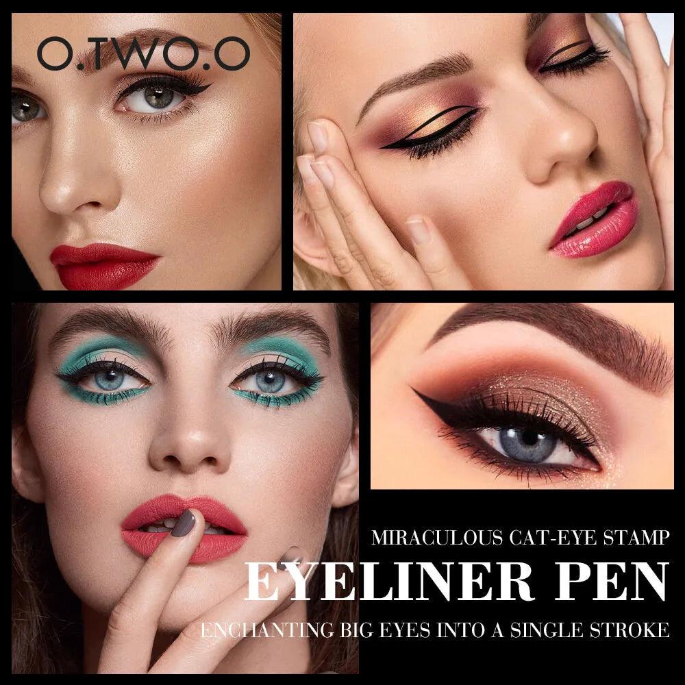 O.TWO.O Cat-Eye Stamp Eyeliner - Otwoocosmetics