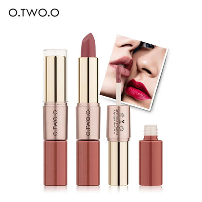 O.TWO.O 2 In 1 Lipstick And Lip gloss - Otwoocosmetics