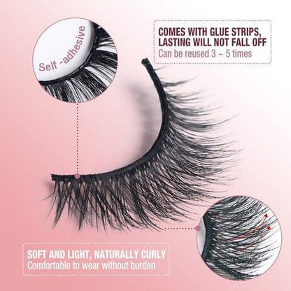 O.TWO.O 3D NATURAL & LIGHT-WEIGHTED EYELASHES - Otwoocosmetics