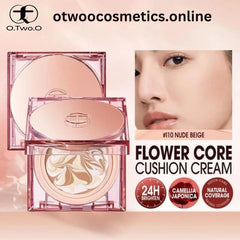 O.TWO.O Triple Cushion  Cream Natural Oil-control Waterproof High Coverage Makeup Base - Otwoocosmetics