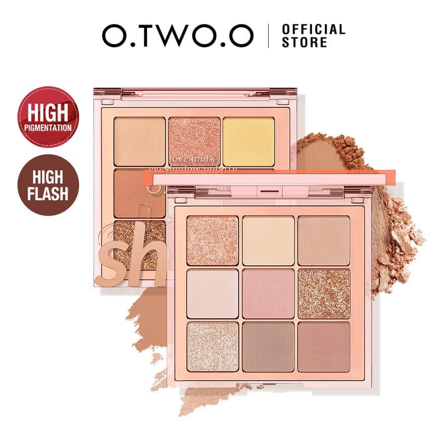 New 9 colors Shimmer and Glitter eshadow Makeup Palette Shine Matte Eye Shadow Pallete Long lasting Shiny Eye Pigment makeup - Otwoocosmetics