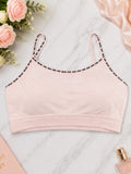 Women’s Soft Pink Seamless Padded Cami Bra