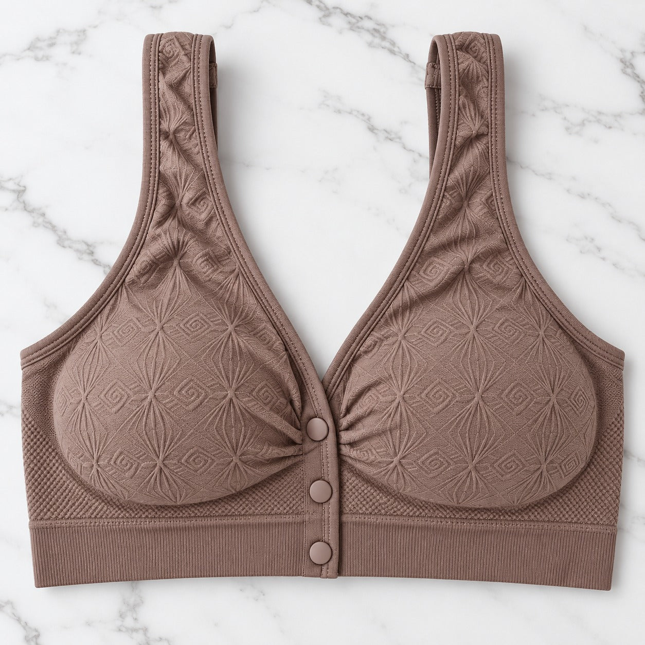 Women’s Seamless Front Button Wireless Comfort Bra