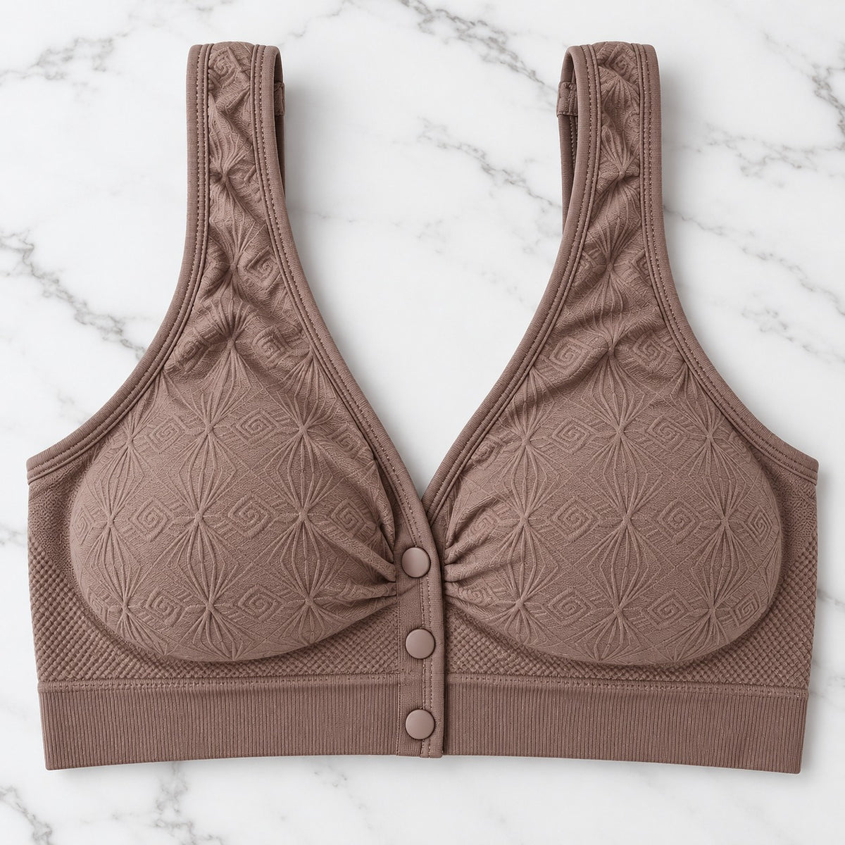 Women’s Seamless Front Button Wireless Comfort Bra