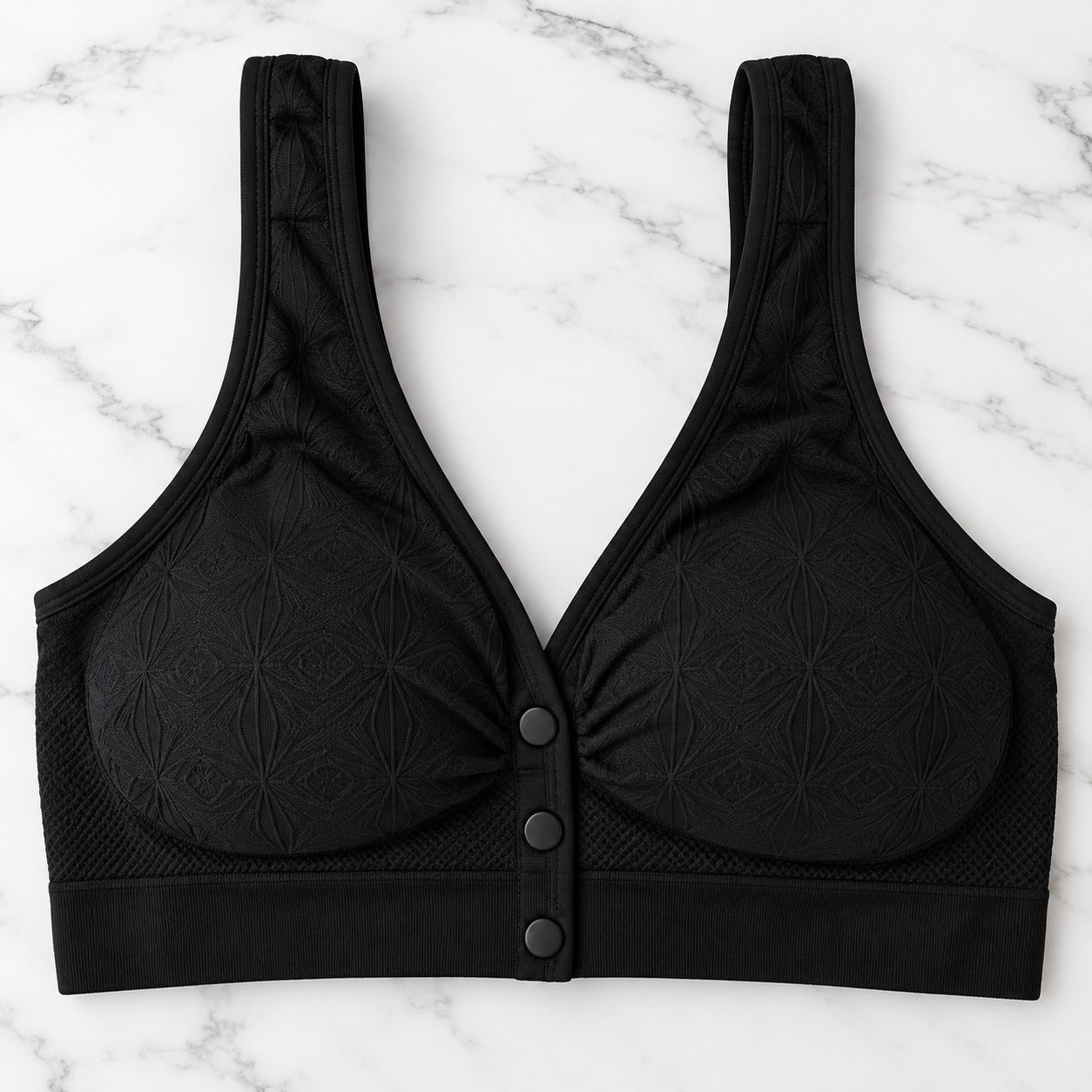 Women’s Seamless Front Button Wireless Comfort Bra