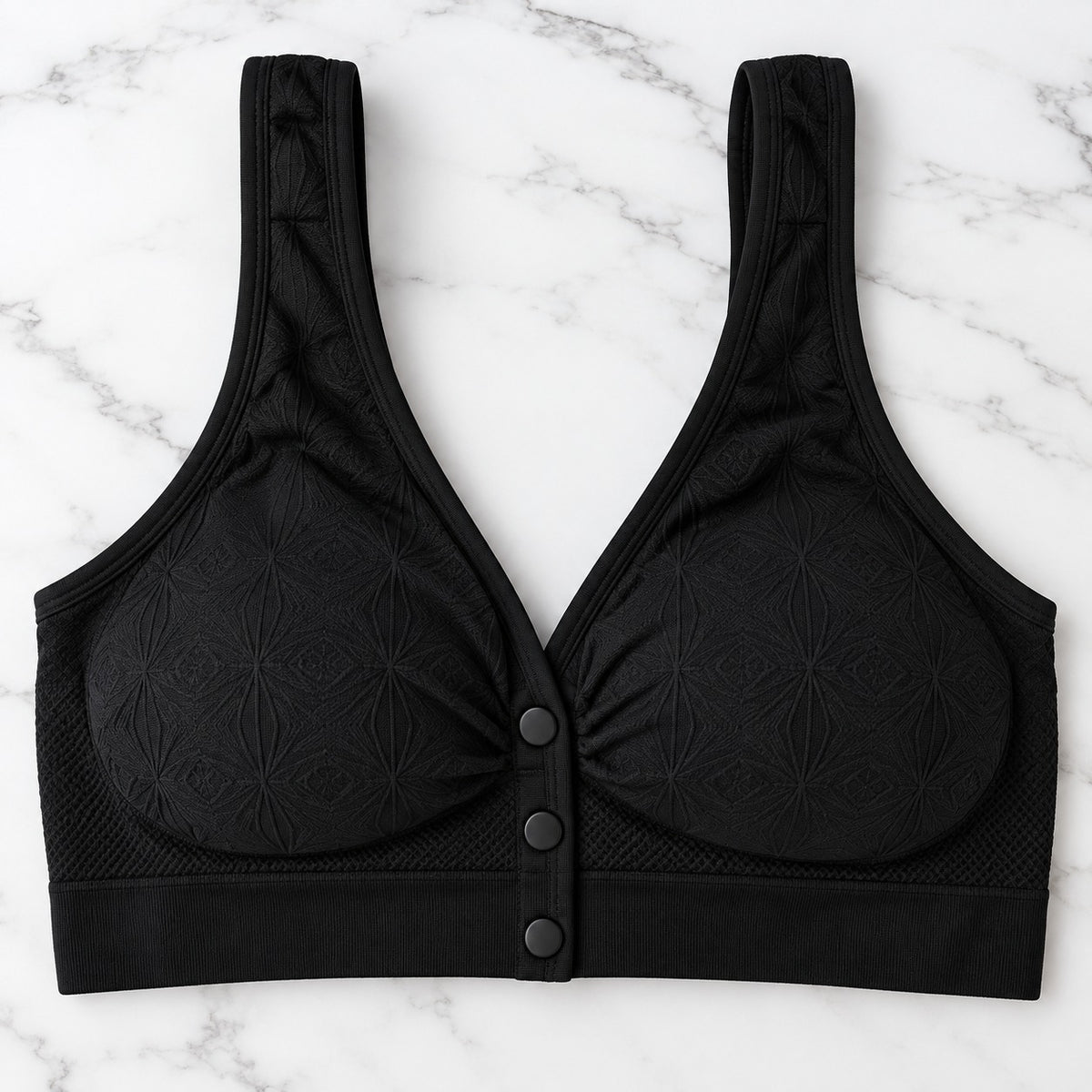 Women’s Seamless Front Button Wireless Comfort Bra