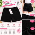 Girls Cotton Basic Shorts