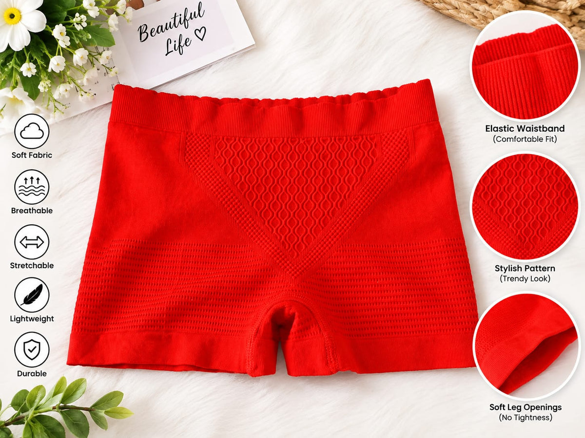 Girls Cotton Basic Shorts