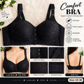 Women’s Red Lace Front Closure Comfort Bra – Adjustable Straps & Supportive Fit