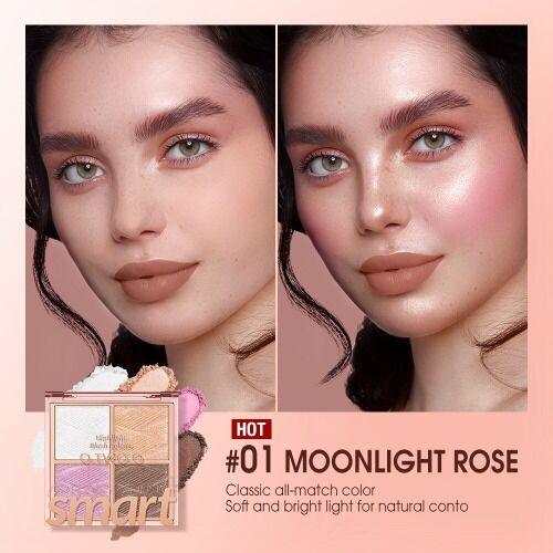 O.TWO.O Highlighter Blush Palette - Otwoocosmetics