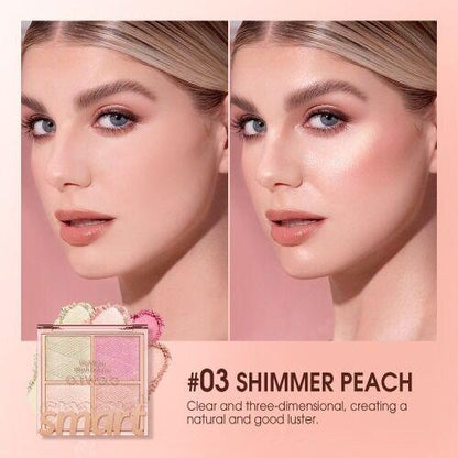 O.TWO.O Highlighter Blush Palette - Otwoocosmetics